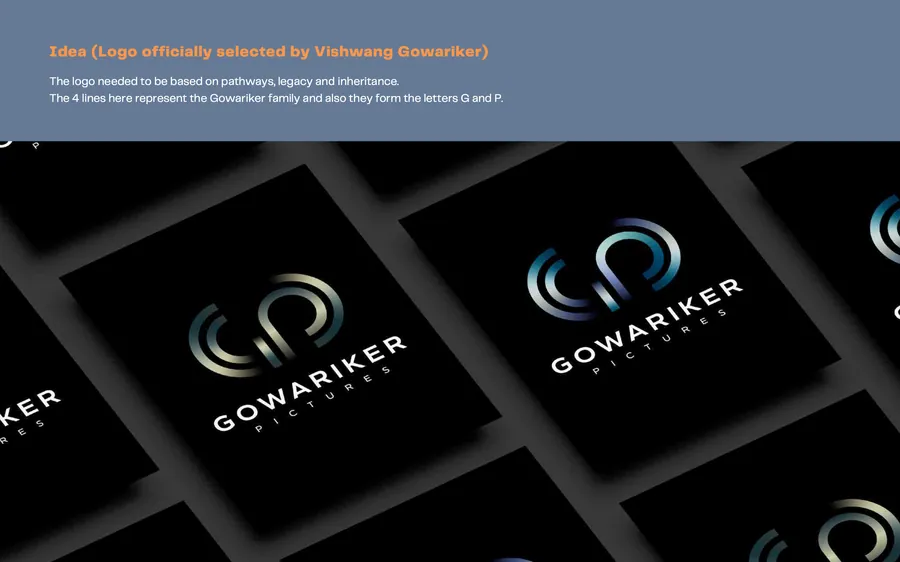 Gowariker Pictures brand identity